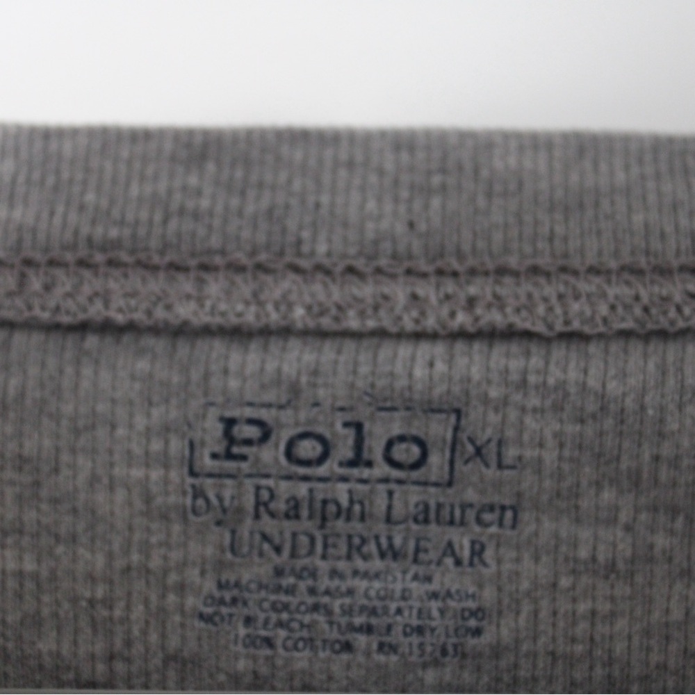 POLO RALPH LAUREN Men's Vintage Waffle-Knit Short Sleeve T-shirt - Picture 2 of 4